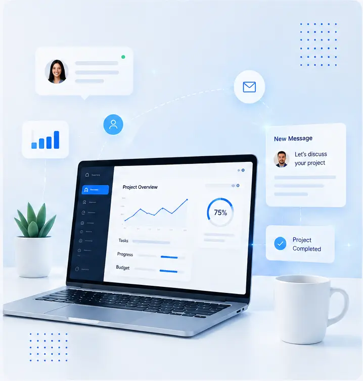 Erinite Solutions digital technology and business communication workspace