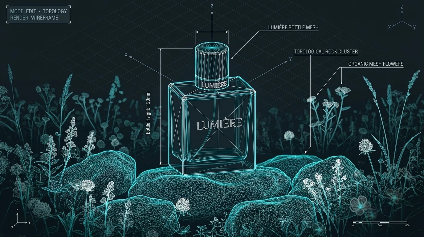 3D Wireframe View