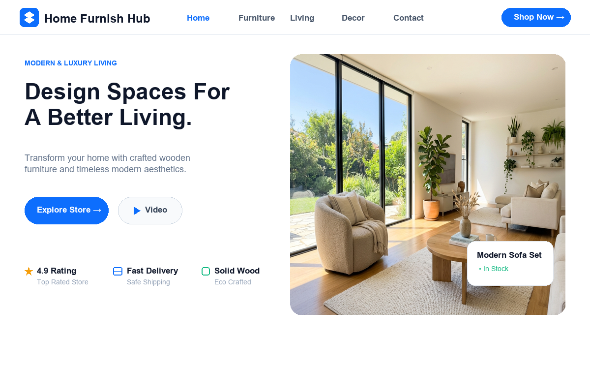 Home Furnish Hub Website