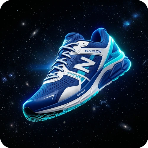 3D Photorealistic Athletic Running Shoe